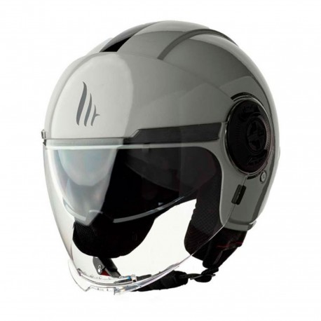 CASCO MT VIALE SV JET COLOR GRIS BRILLO