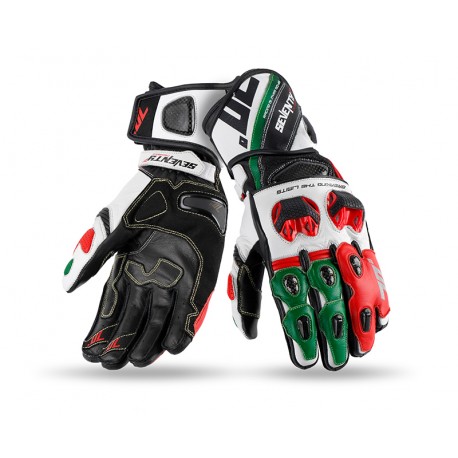 GUANTES SEVENTY DEGREES RACING R12 TRICOLOR