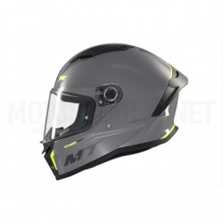 CASCO MT STINGER 2 SOLID A2 GRIS BRILLO